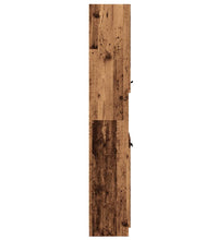 Badschrank Altholz-Optik 32x34x188,5 cm Holzwerkstoff