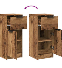 Sideboard Altholz-Optik 30x30x70 cm Holzwerkstoff