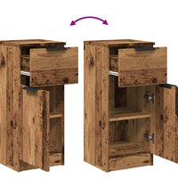 Sideboards 2 Stk. Altholz-Optik 30x30x70 cm Holzwerkstoff