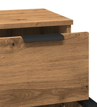 Sideboards 2 Stk. Artisan-Eiche 30x30x70 cm Holzwerkstoff