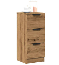 Sideboards 2 Stk. Artisan-Eiche 30x30x70 cm Holzwerkstoff