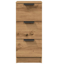 Sideboards 2 Stk. Artisan-Eiche 30x30x70 cm Holzwerkstoff