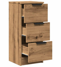 Sideboards 2 Stk. Artisan-Eiche 30x30x70 cm Holzwerkstoff