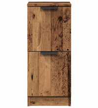 Sideboards 2 Stk. Altholz-Optik 30x30x70 cm Holzwerkstoff