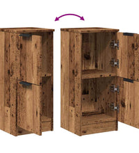 Sideboards 2 Stk. Altholz-Optik 30x30x70 cm Holzwerkstoff