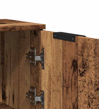 Sideboards 2 Stk. Altholz-Optik 30x30x70 cm Holzwerkstoff