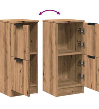 Sideboards 2 Stk. Artisan-Eiche 30x30x70 cm Holzwerkstoff