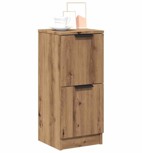 Sideboards 2 Stk. Artisan-Eiche 30x30x70 cm Holzwerkstoff