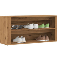 Schuhbank Artisan-Eiche 100x35x45 cm Holzwerkstoff