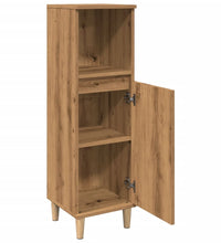 Badschrank Artisan-Eiche 30x30x100 cm Holzwerkstoff