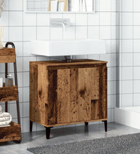 Waschbeckenunterschrank Altholz-Optik 58x33x60 cm Holzwerkstoff