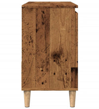 Waschbeckenunterschrank Altholz-Optik 65x33x60 cm Holzwerkstoff