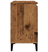 Waschbeckenunterschrank Altholz-Optik 65x33x60 cm Holzwerkstoff