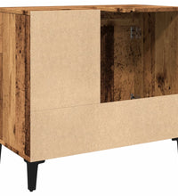Waschbeckenunterschrank Altholz-Optik 65x33x60 cm Holzwerkstoff