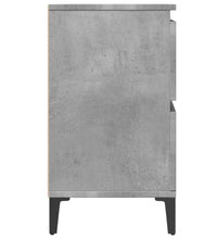 Waschbeckenunterschrank Betongrau 80x33x60 cm Holzwerkstoff