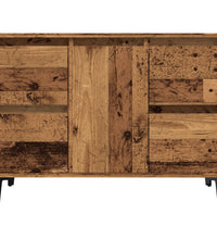 Waschbeckenunterschrank Altholz-Optik 80x33x60 cm Holzwerkstoff