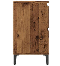 Waschbeckenunterschrank Altholz-Optik 80x33x60 cm Holzwerkstoff