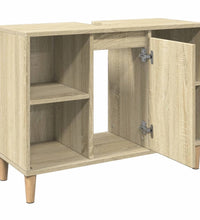 Badschrank Sonoma-Eiche 80x33x60 cm Holzwerkstoff