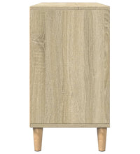 Badschrank Sonoma-Eiche 80x33x60 cm Holzwerkstoff