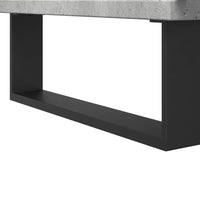 Badschrank Betongrau 30x30x190 cm Holzwerkstoff