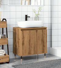 Badschrank Artisan-Eiche 58x33x60 cm Holzwerkstoff