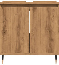 Badschrank Artisan-Eiche 58x33x60 cm Holzwerkstoff