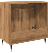 Badschrank Artisan-Eiche 58x33x60 cm Holzwerkstoff