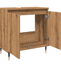 Badschrank Artisan-Eiche 58x33x60 cm Holzwerkstoff