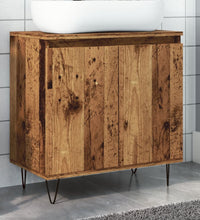 Badschrank Altholz-Optik 58x33x60 cm Holzwerkstoff
