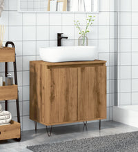 Badschrank Artisan-Eiche 58x33x60 cm Holzwerkstoff