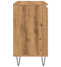 Badschrank Artisan-Eiche 58x33x60 cm Holzwerkstoff