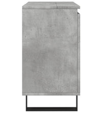 Badschrank Betongrau 58 x 33 x 60 cm Holzwerkstoff