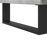 Badschrank Betongrau 58 x 33 x 60 cm Holzwerkstoff