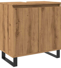 Badschrank Artisan-Eiche 58x33x60 cm Holzwerkstoff