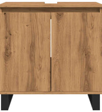 Badschrank Artisan-Eiche 58x33x60 cm Holzwerkstoff