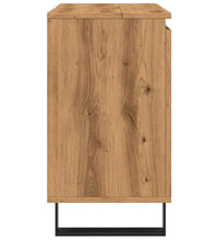 Badschrank Artisan-Eiche 58x33x60 cm Holzwerkstoff