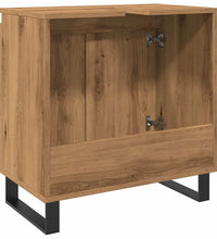 Badschrank Artisan-Eiche 58x33x60 cm Holzwerkstoff