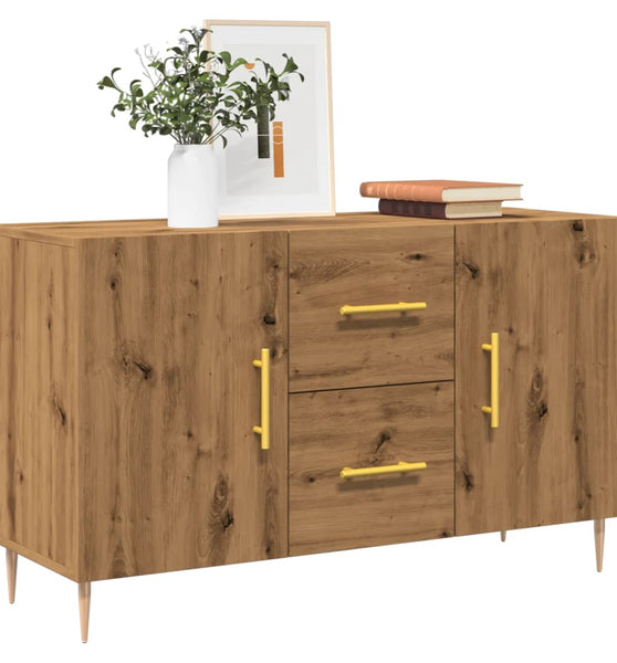 Sideboard Artisan-Eiche 100x36x60 cm Holzwerkstoff