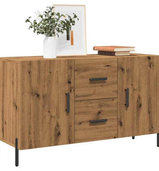 Sideboard Artisan-Eiche 100x36x60 cm Holzwerkstoff