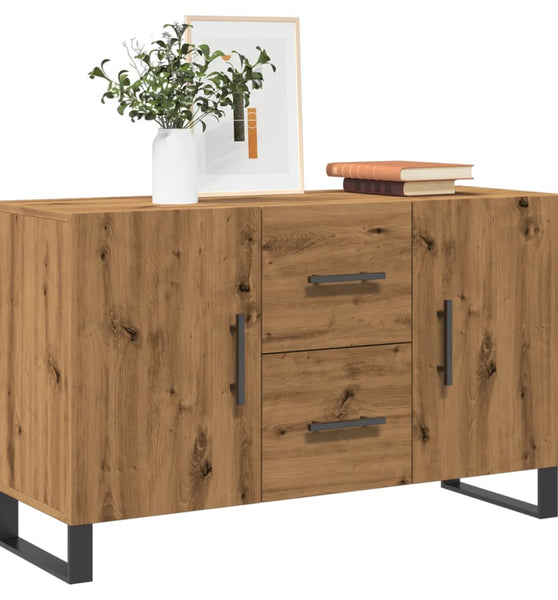 Sideboard Artisan-Eiche 100x36x60 cm Holzwerkstoff