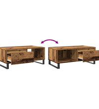 Couchtisch Altholz-Optik 90x50x36,5 cm Holzwerkstoff