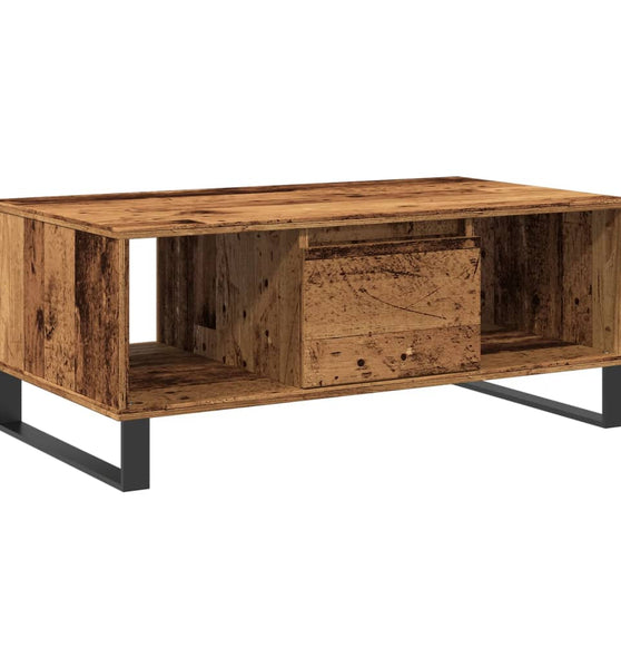 Couchtisch Altholz-Optik 90x50x36,5 cm Holzwerkstoff