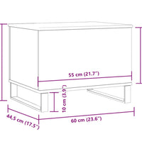 Couchtisch Artisan-Eiche 60x44,5x45 cm Holzwerkstoff