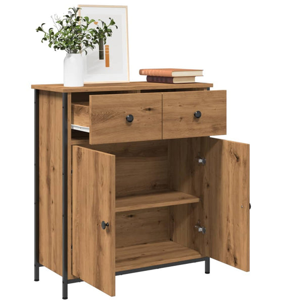 Sideboard Artisan-Eiche 70x30x80 cm Holzwerkstoff