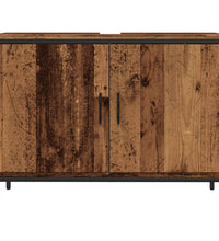 Waschbeckenunterschrank Altholz-Optik 80x30x60 cm Holzwerkstoff