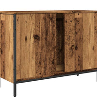 Waschbeckenunterschrank Altholz-Optik 80x30x60 cm Holzwerkstoff