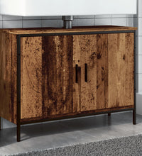 Waschbeckenunterschrank Altholz-Optik 80x30x60 cm Holzwerkstoff