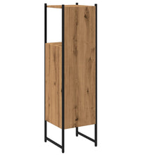 Badschrank Artisan-Eiche 33x33x120,5 cm Holzwerkstoff