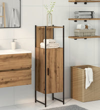 Badschrank Artisan-Eiche 33x33x120,5 cm Holzwerkstoff