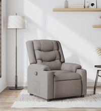 Relaxsessel Taupe Stoff